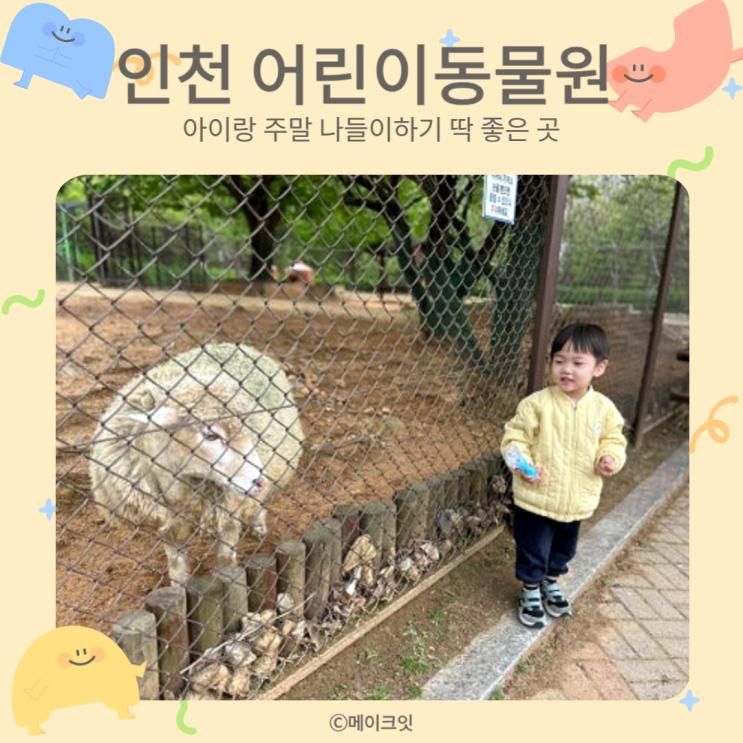 인천대공원 어린이동물원, 아이랑 주말나들이 갈만한 곳 추천