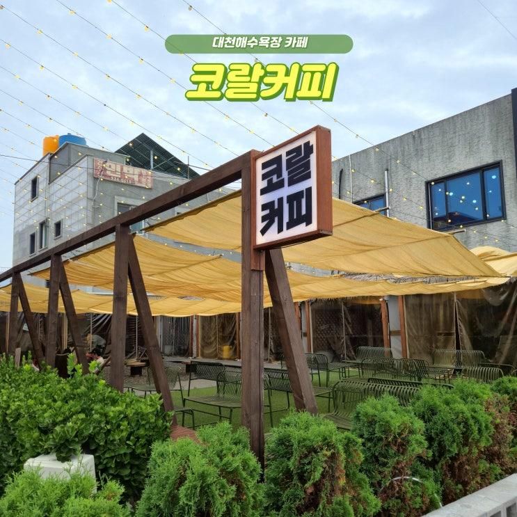 대천해수욕장 카페 코랄커피 보령 애견동반 가볼만한곳