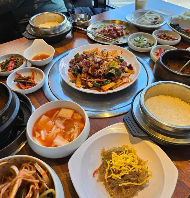 동탄호수공원 맛집 점심 쌈밥 한마음정육식당 동탄호수공원점
