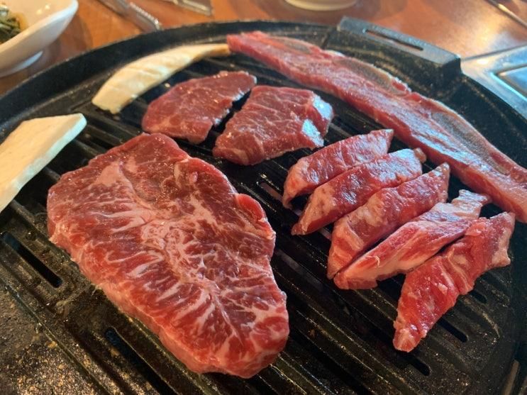 한마음정육식당 분평점, 부드러운 숙성 고기를 맛볼 수 있는...