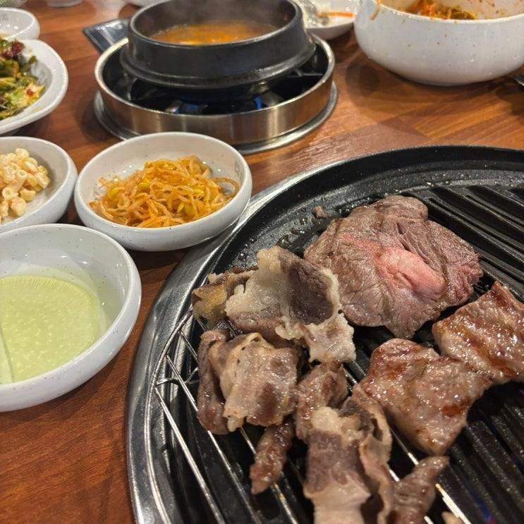 남양주 별내맛집, 놀이방과 룸이 있는 한마음정육식당