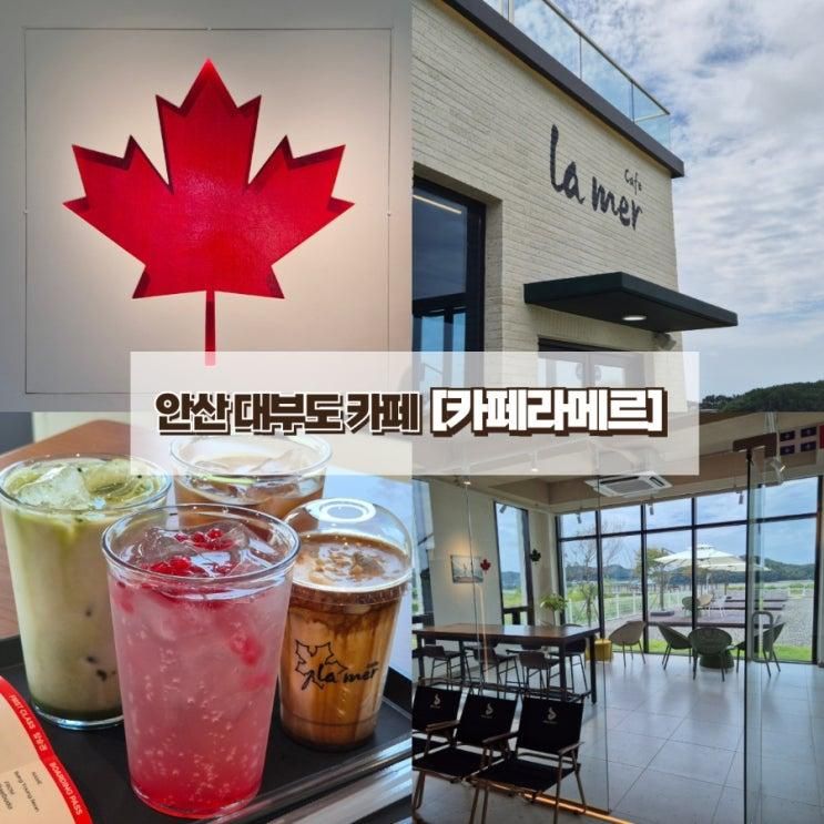 [안산 대부도 카페] 캐나다... 대부도 바다뷰 카페 카페라메르