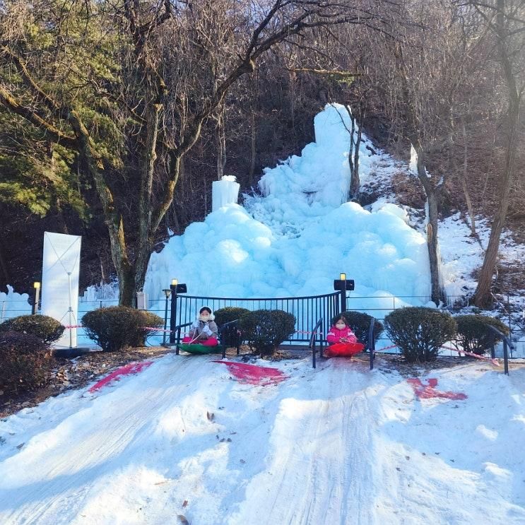 파주 초리골164 얼음썰매장 빙벽 카페 아이랑 놀거리