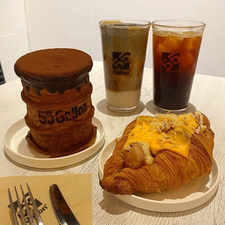 55갤런 김포 카페 애견동반가능한 대형 베이커리카페 N차 방문