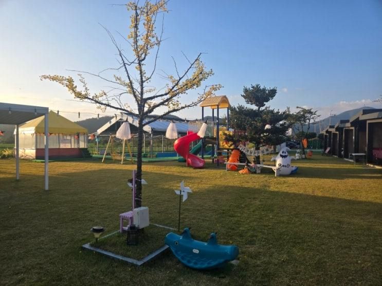 [경주 펜션] 패들보트, 영화관, 불멍까지 아이들의 천국 경주 키즈펜션 그리다펜션