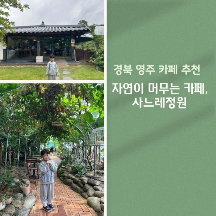 [영주 카페 추천] 식물원 속 힐링카페 ‘사느레정원’, 가족과 함께한 여유로운 오후