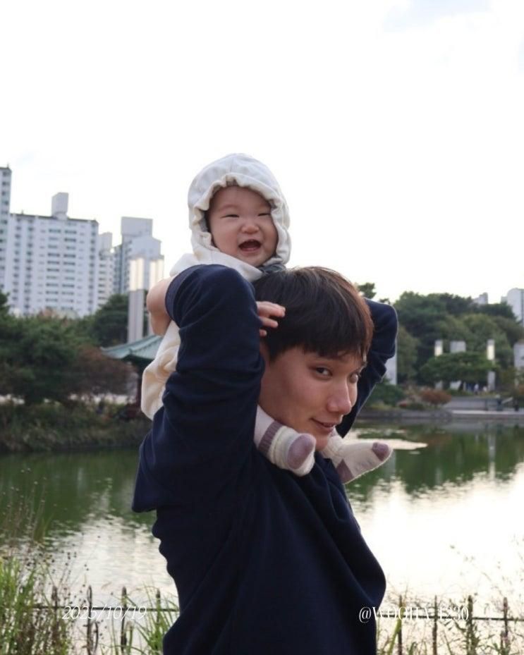 우하가족. 셋이 함께 10월 기록