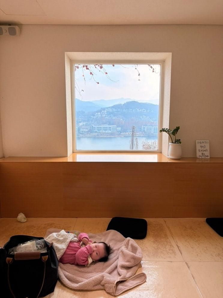4개월 아기랑 양평 당일치기 여행(개군할머니토종순대국/구벼울카페/두물머리연핫도그)