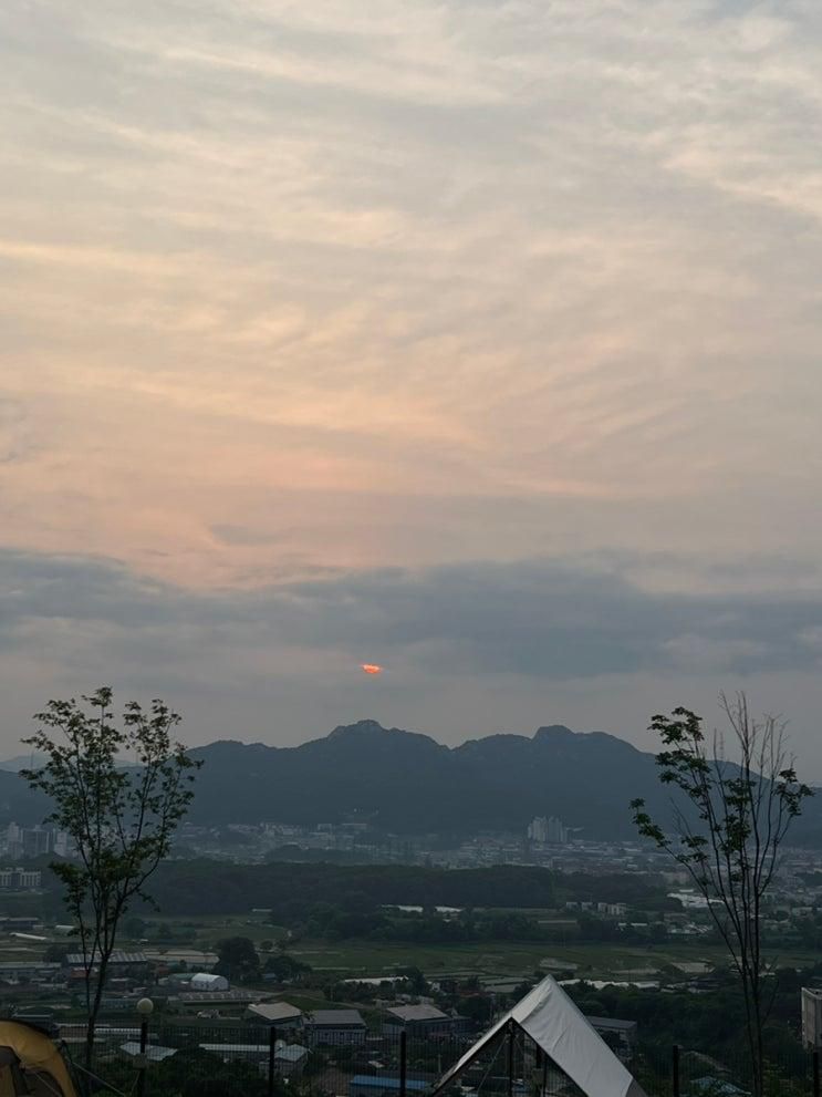 양주 하늘캠핑장 F2사이트