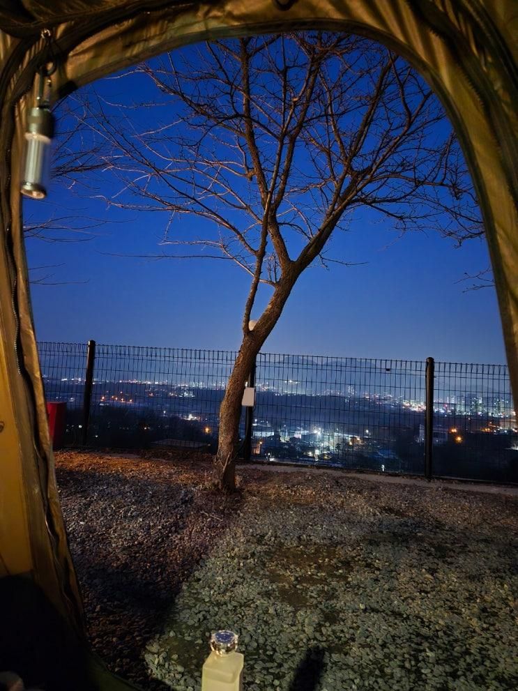 [캠핑]🏕양주하늘캠핑장 B5, 명당이였다