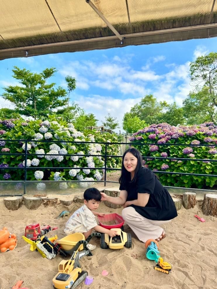 제주 동쪽 아이랑 가기 좋은 모래놀이 카페 “놀놀플레이그라운드카페”