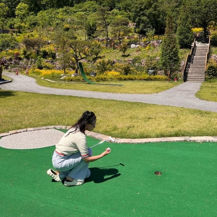 미니골프, 증평 블랙스톤 벨포레cc 리조트 내 이색 체험