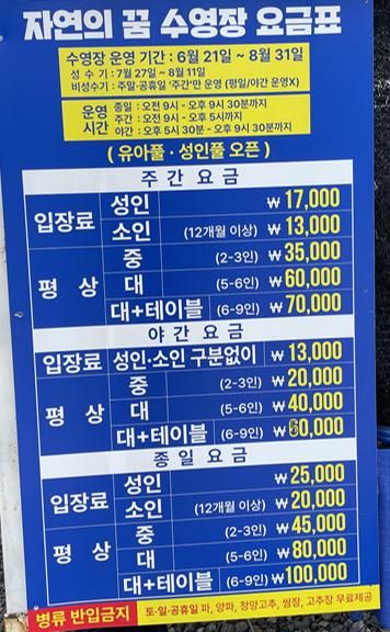 서울 근교 파주 '자연의 꿈' 취사 가능 수영장 방문 후기