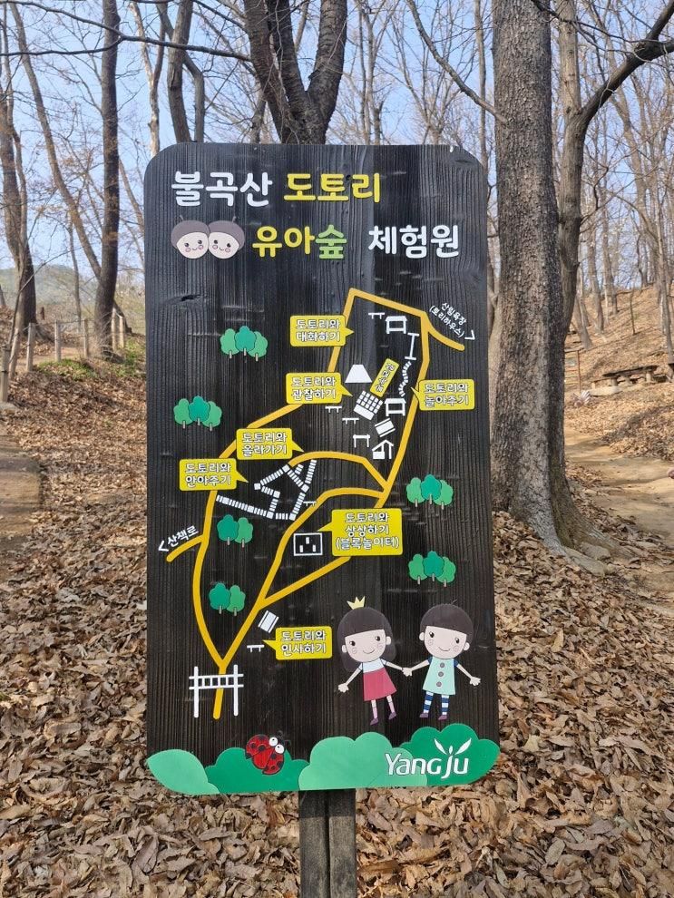 양주 불곡산 도토리 유아숲 체험원 자연 놀이터 후기