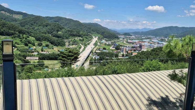전망 좋은 경기도 동두천 대형 카페 "파인힐커피하우스