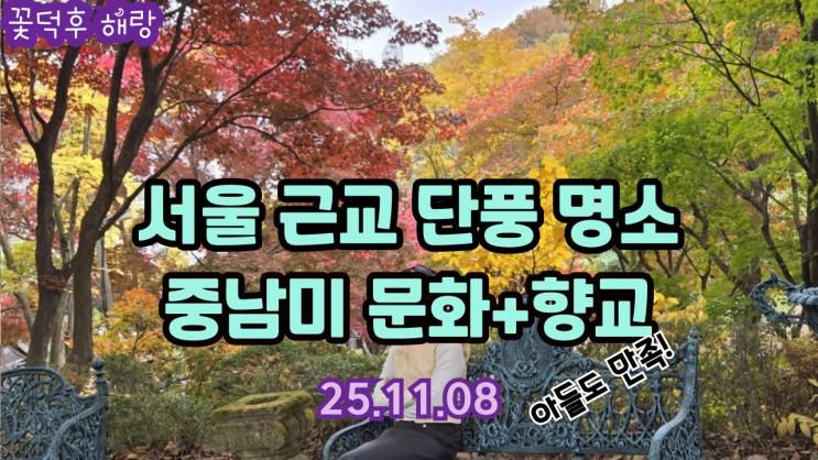서울 근교 단풍명소, 중남미문화원 고양향교 솔직후기