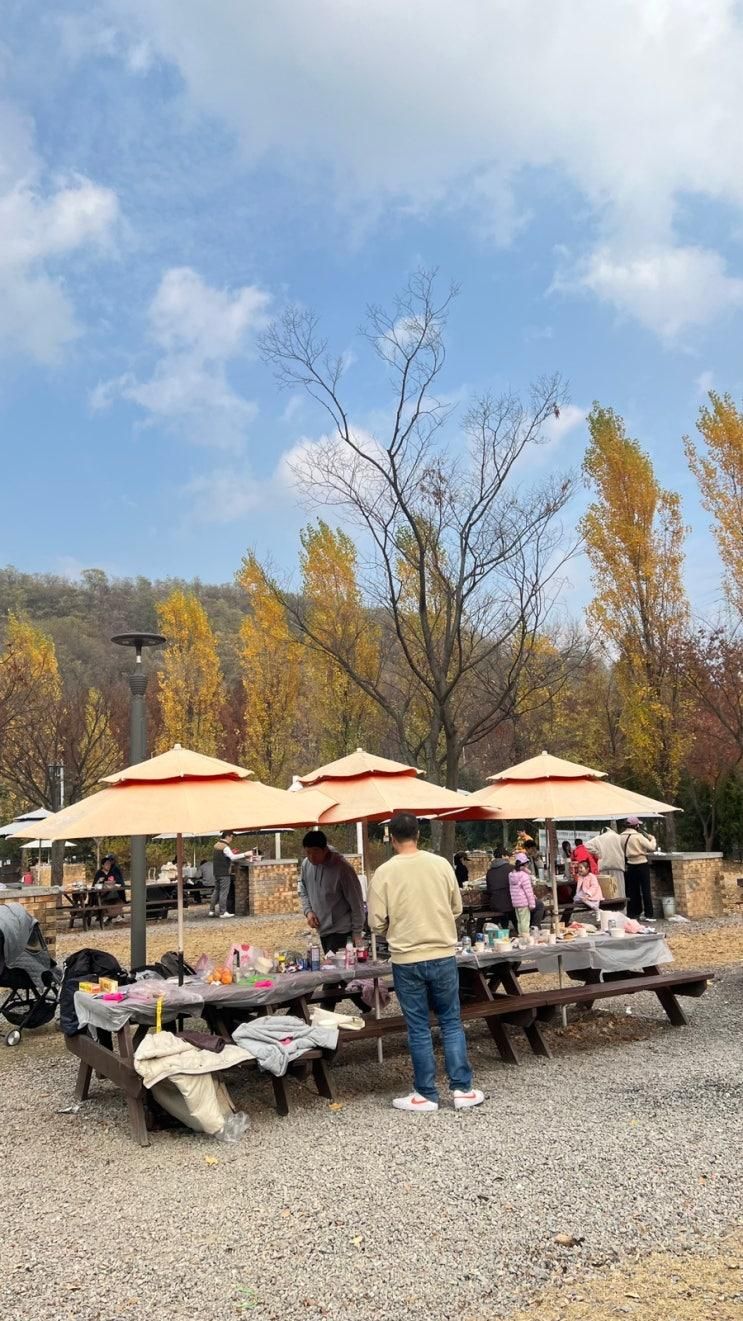 도심 속 캠핑장에서 아이 생일파티 BBQ 난지캠핑장 후기 공유