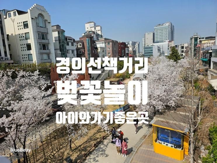 주말 아이와가볼만한곳, 경의선 책거리, 벚꽃도 보고 체험도 하고