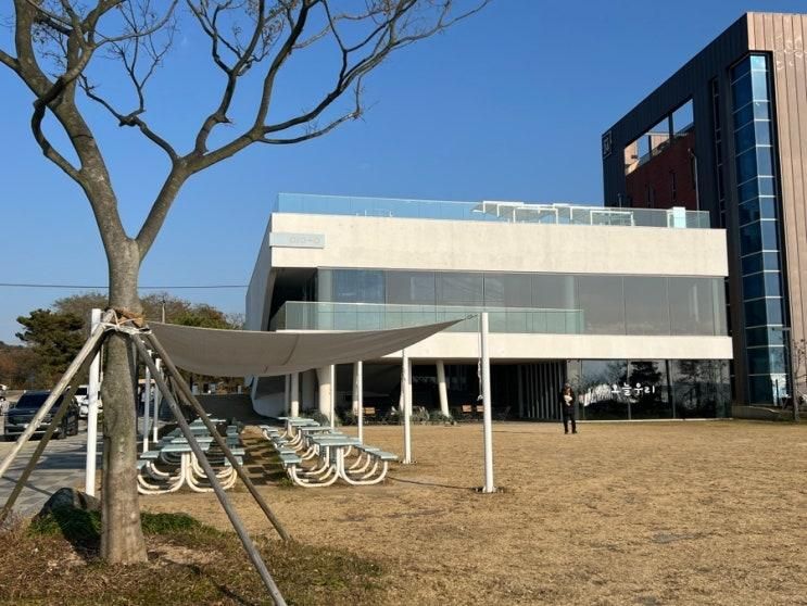 마시안해변 카페 미음 인천 빵 애견 아기랑 아기의자 메뉴 후기