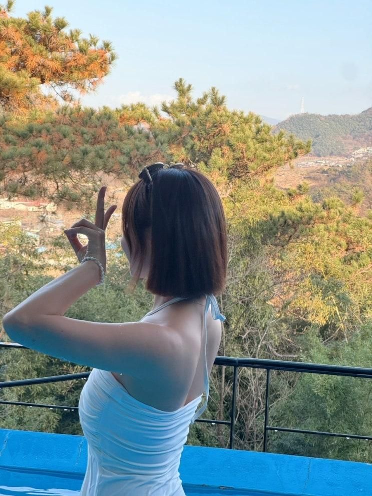 청도 노천탕 펜션 추천 더포레풀빌라