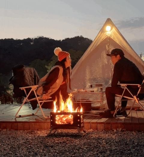 강원도 양구 시설 풍경 만족스러운 2만원대 오토캠핑장 팔랑골캠핑장 노르디스크 비무르5.6