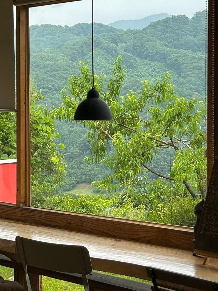 [원주북카페] 터득골북샵 ::  원주 가볼만한 곳 푸릇한 숲뷰가 예쁜 강원도 원주 독립서점 책방 북카페