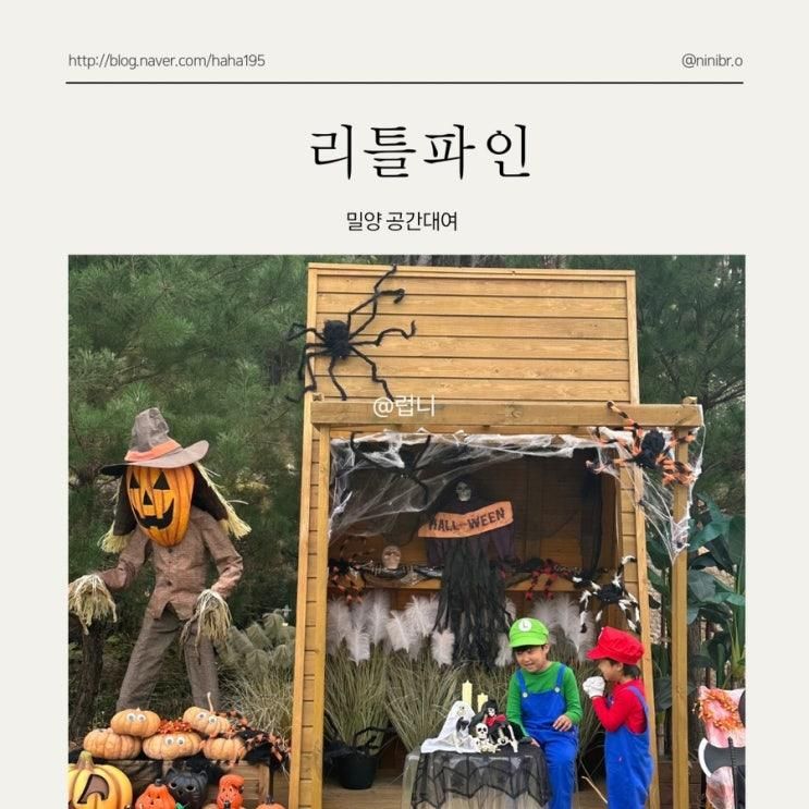 부산근교 할로윈 키즈룸 공간대여 밀양리틀파인