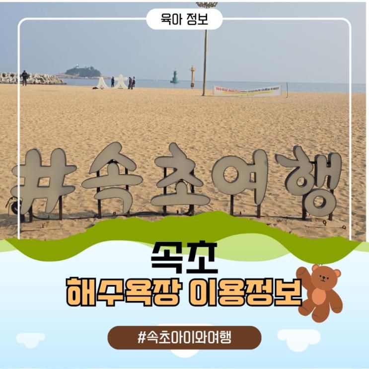 아이랑 속초해수욕장 여행 코스 | 공용 주차장 대관람차 송림숲길