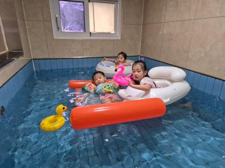 [육아] 가평 키즈풀빌라 라무키즈풀빌라에서 보낸 최고의 힐링 육아! 친구들과의 신나는 놀이 시간!