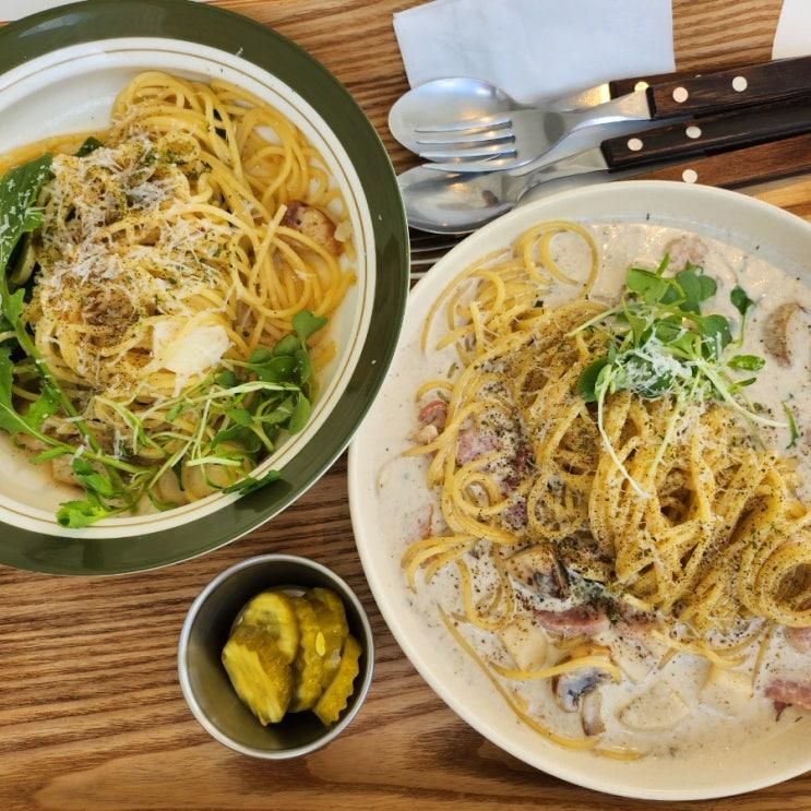 이천 브런치 카페 55도 파스타 맛집 식사시 아아가 써비쓰?!
