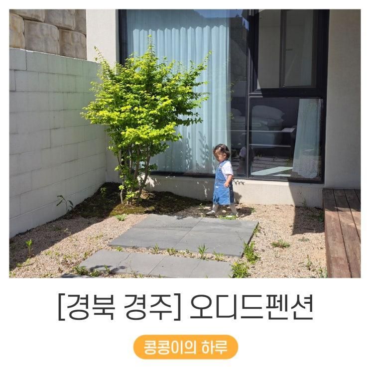32개월 아기와 다녀온 경주 숙소 오디드펜션 D1 후기