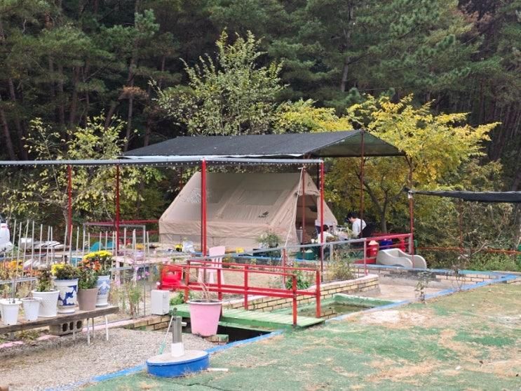 캠핑기록 초겨울캠핑 우중캠핑 진주 그랜드파파 지붕데크