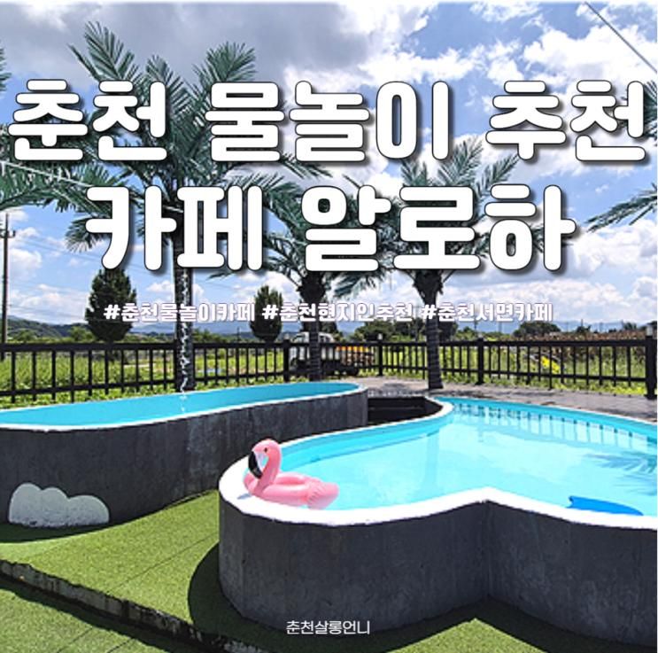 춘천 아이들 물놀이하기 좋은 카페 방문 후기 춘천 물놀이 카페 알로하