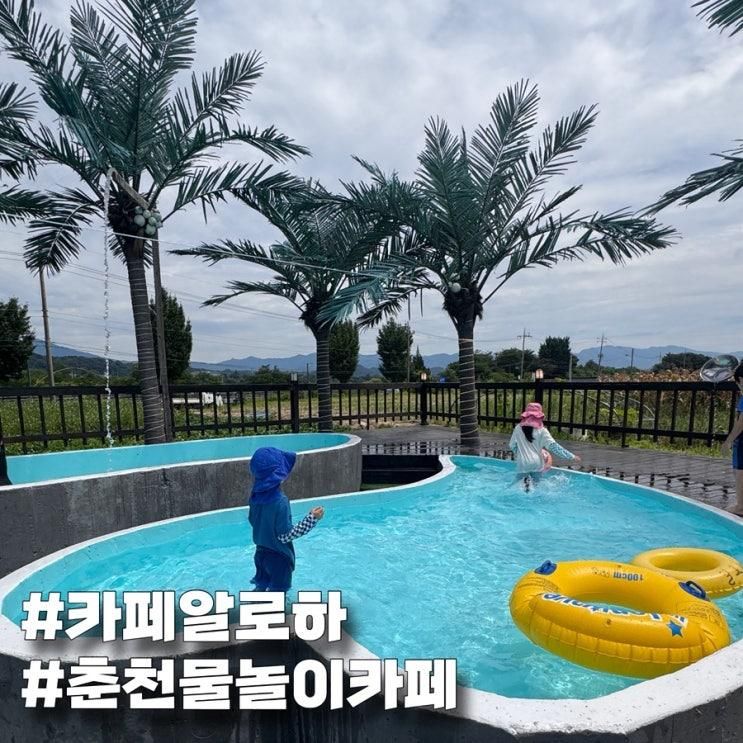 춘천 물놀이 가능한 카페 알로하 이용후기