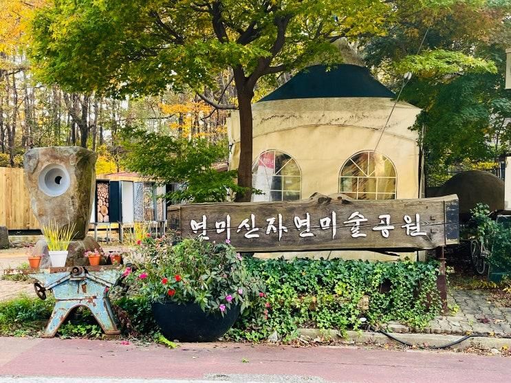 공주 아이와 가볼만한곳 연미산 자연미술공원  입장료 주차