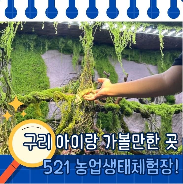 아들과 방문해보면 좋은 구리 521 농업생태체험장!