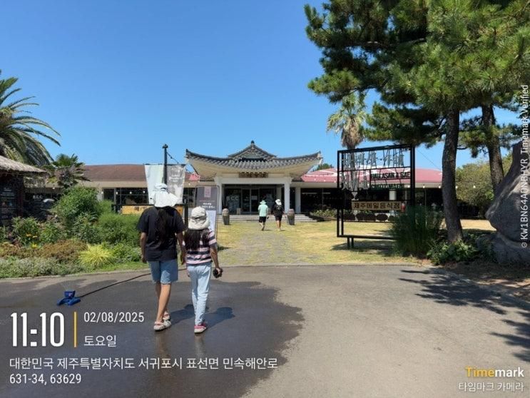 제주. 표선 민속촌 메밀음식. 협재 주변 금능해수욕장