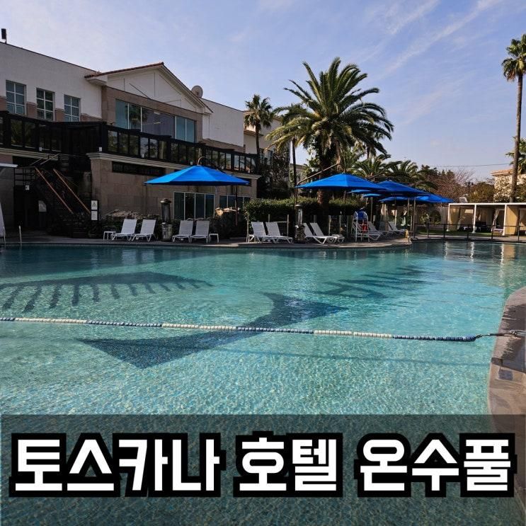 제주 토스카나 호텔 온수풀 수영장 후기 아이랑 야간, 오전 2회 이용