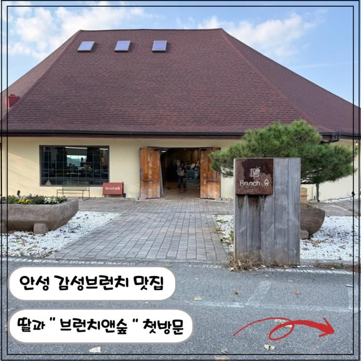 [ 안성 브런치앤숲 ] 안성 숲 뷰 브런치 카페 방문기 너리굴문화마을 캠핑장 옆