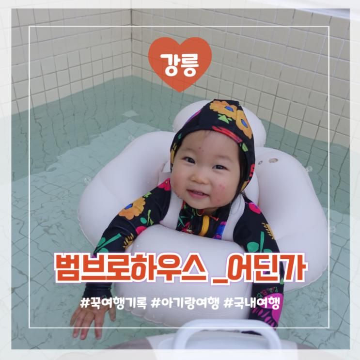 강릉 키즈 풀빌라 독채펜션 [범브로하우스 어딘가] 아기와 단체 여행 _ 23.12.20 ~ 21
