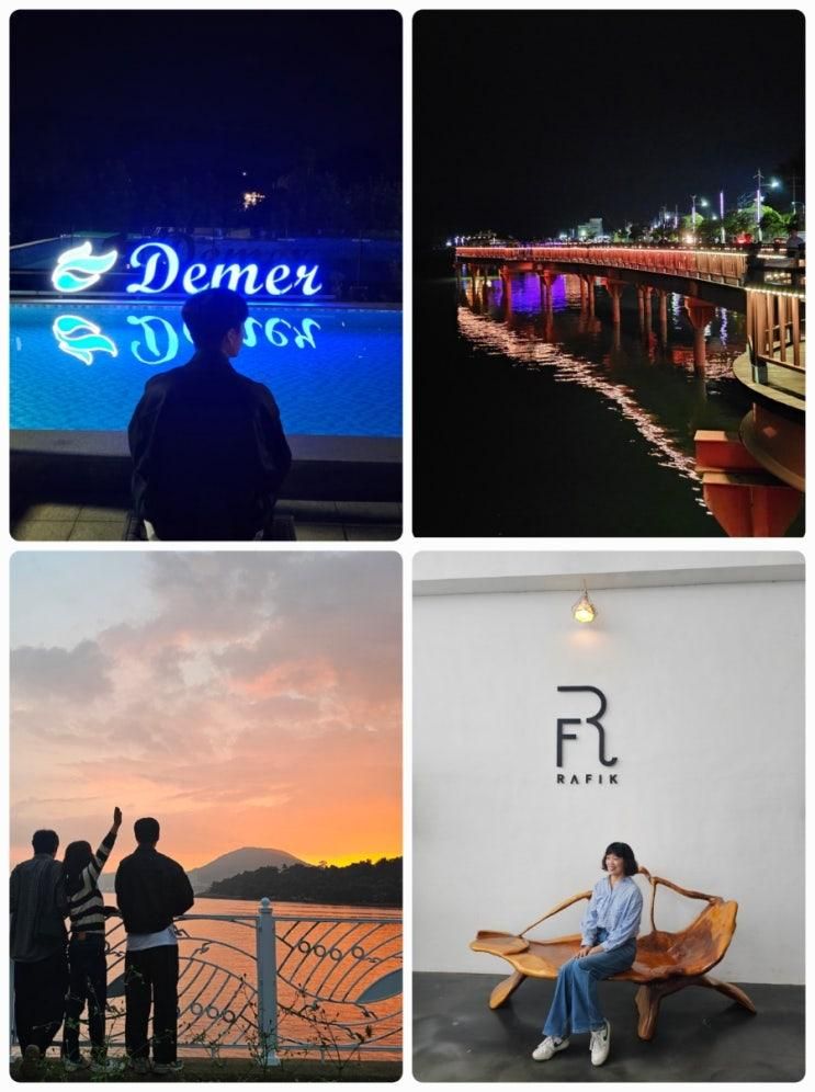 여수 2박3일 가족여행 드메르펜션 풀빌라 요트투어 돌산카페 몽돌해변 가볼만한곳