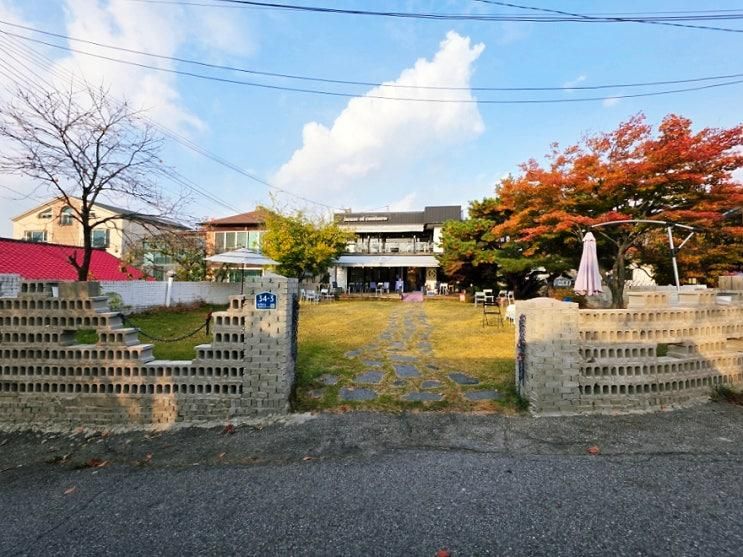 파주 야당역 카페 / 하우스 오브 컨티뉴 정원이 예쁜 디저트 카페