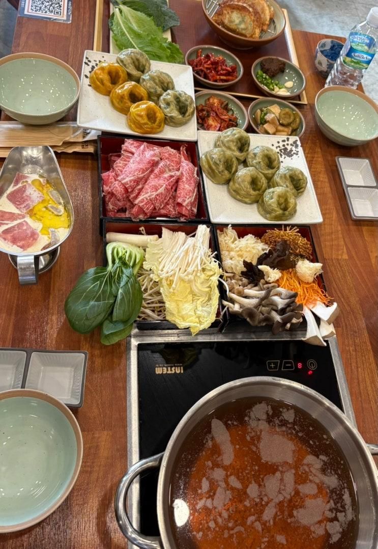 안산 고잔동 맛집 국보만두 가족 외식 어린이 만두 빚기 체험