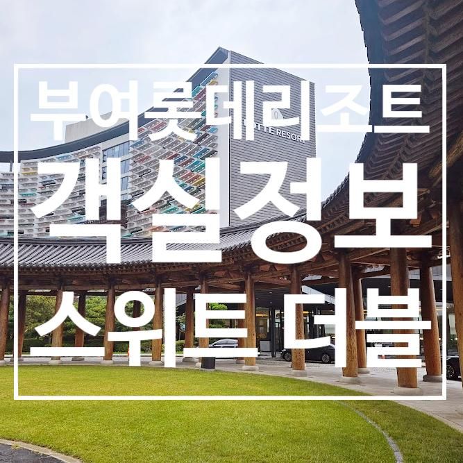 [부여1박2일여행] 롯데리조트부여 객실정보:: 스위트더블  클린룸 내돈내산후기