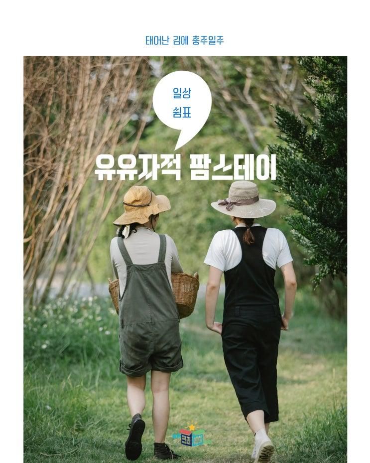 [농촌크리에이투어] 유유자적 팜스테이 + 추천 체험, 여행지