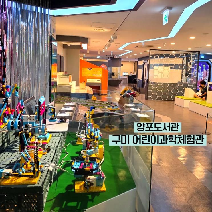 [아이랑 실내] 양포도서관 구미어린이과학체험관 - 작지만 알찬 무료 전시!