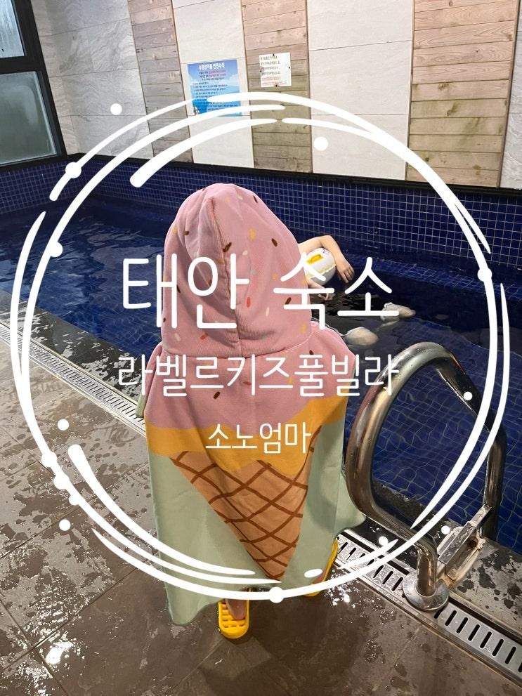 태안 라벨르키즈풀빌라 평일 독채펜션 내돈내산 가성비