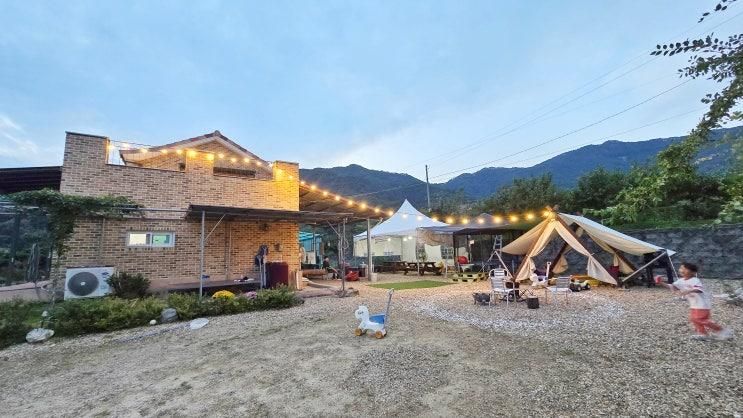 [옥천 청산] 달보드레 독채 펜션, 부모님+아이와 함께 한 촌캉스 후기