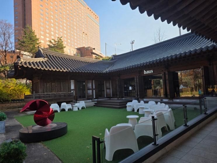 서울 중구 장충단공원 한옥 카페 하우스 커피 앤 디저트