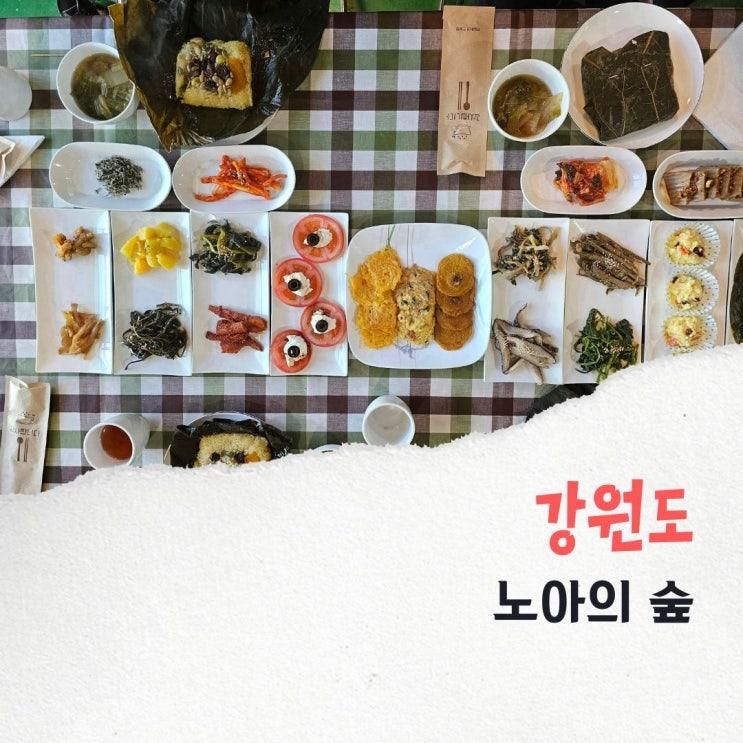 강원도 횡성 가볼만한곳 노아의 숲 먹거리 치유 체험